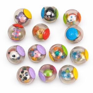 🧸Fisher Price Vintage 12 Peek-A-Blocks Roll-A-Rounds Baby Toy Ball Bundle